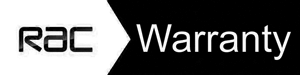 RAC Warranty - black and white
