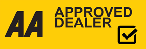 AA - Approved Dealer - black on yellow